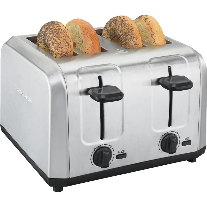 Hamilton Beach 24910 4-Slice Brushed Stainless Steel Toaster