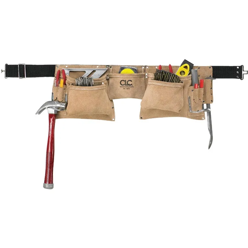 CLC I427X CLCI427X 12-Pocket Suede Leather Heavy-Duty Carpenter Apron