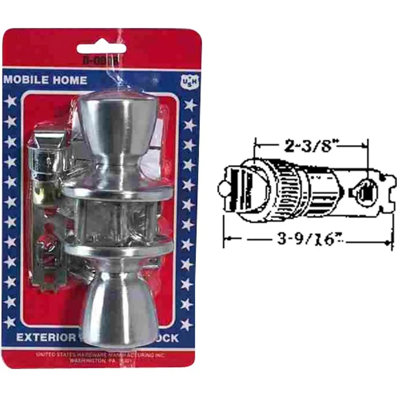US Hardware D-090B United States Hardware Satin Chrome Entry Door Knob