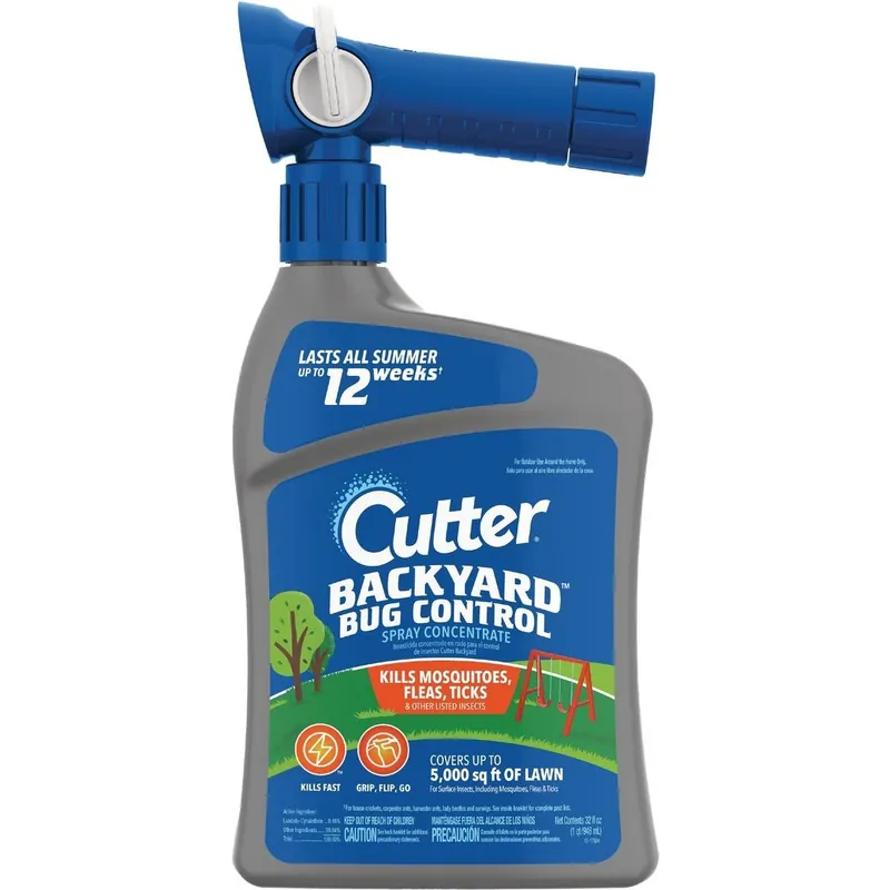 Cutter HG-61067 Backyard Bug Control 32 Oz. Ready To Spray Hose End Mosquito Killer