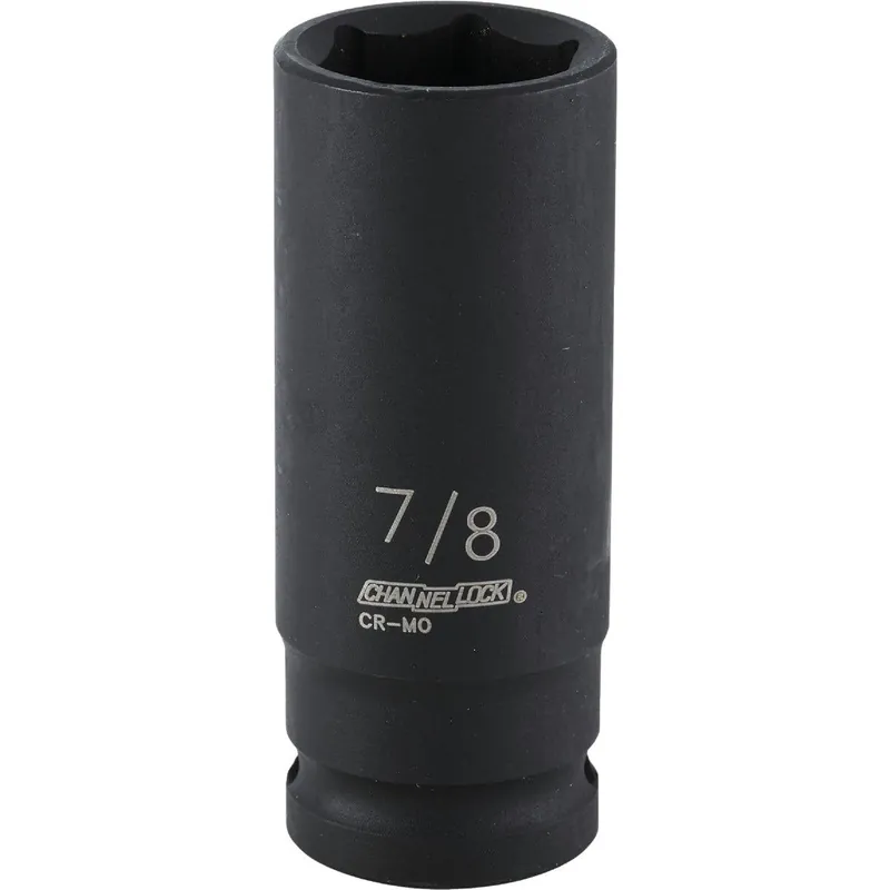 Channellock 313335 1/2 In. Drive 7/8 In. 6-Point Deep Standard Impact Socket