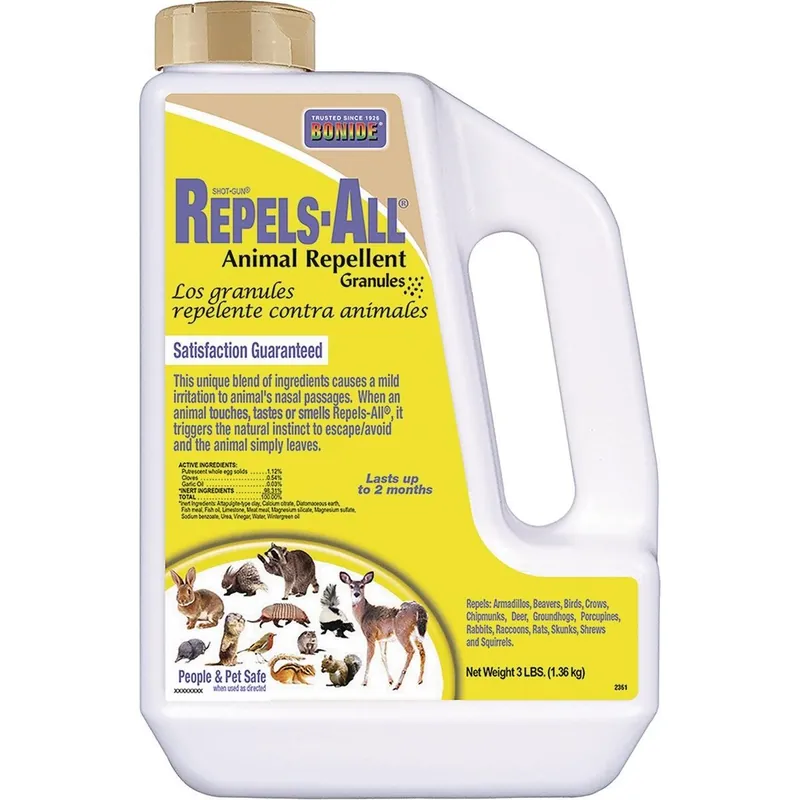 Bonide 23614 Repels All 3 Lb Granular Animal Repellent