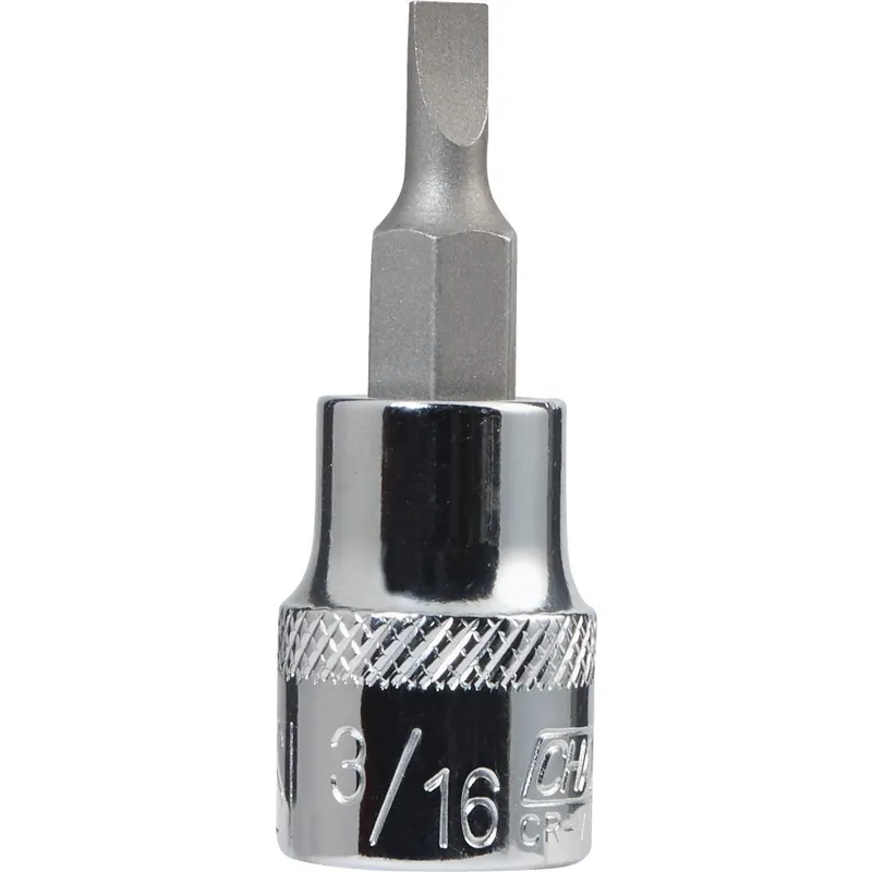 Channellock 371130 Standard 3/8 In. Drive 3/16 In. Slotted Screwdriver Bit Socket