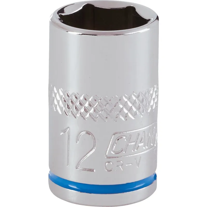 Channellock 302712 3/8 In. Drive 12 mm 6-Point Shallow Metric Socket