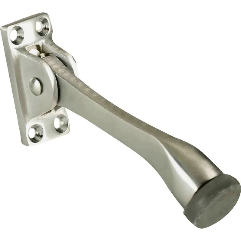Tell DT100007 4-1/8 In. Brass Kickdown Door Holder