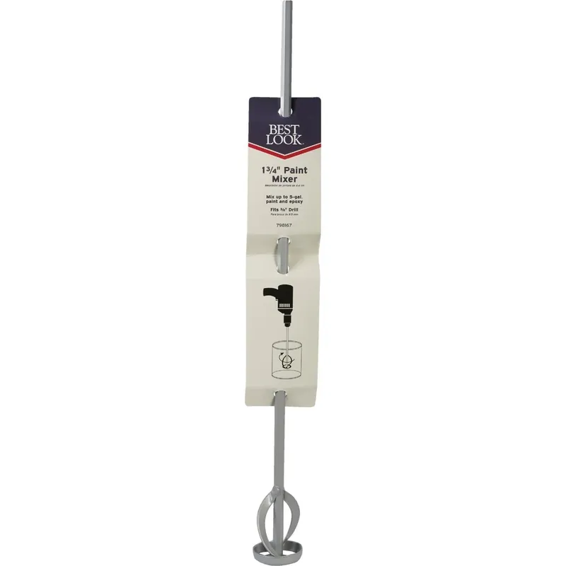 Best Look 798167 Steel Spiral Mixer 5 Gal. 19 In. x 1-3/4 In. Steel Spiral Mixer