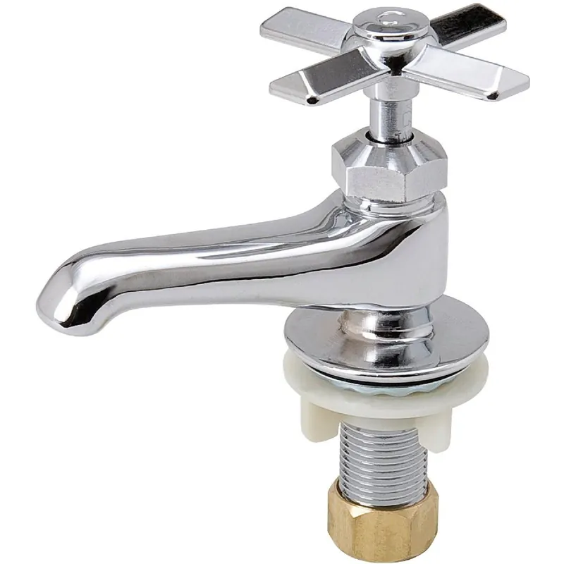 B&K 120-003NLA B & K Polished Chrome 2.2 GPM Self-Closing Basin Faucet
