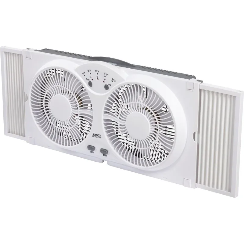 Best Comfort FW23-8HS 9 In. 3-Speed Twin Window Fan