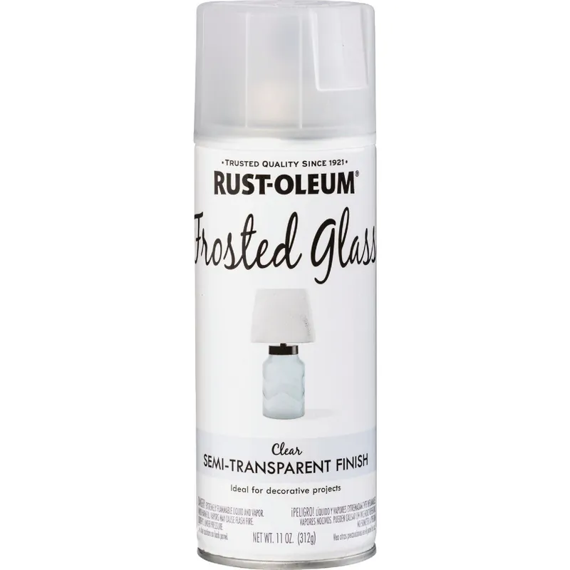 Rust-Oleum 342600 Frosted Glass 11 Oz. Clear Spray Finish