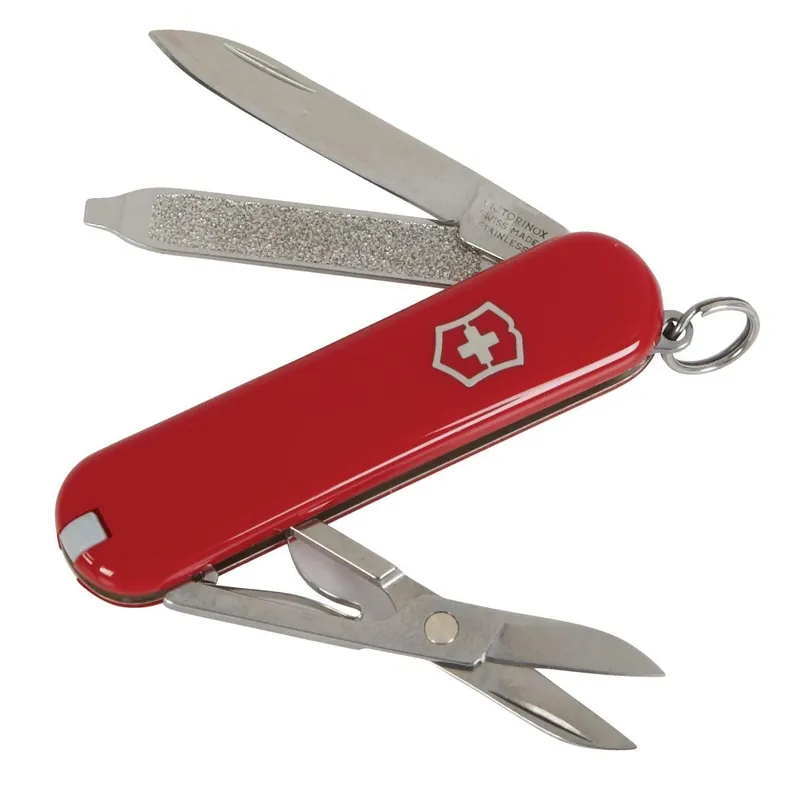 Victorinox 0.6223-X107 Classic 6-Function 2-1/4 In. Red Swiss Army Knife