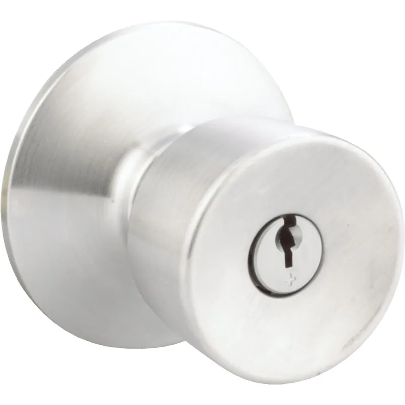 Schlage F51VBEL626 Bell Satin Chrome Entry Door Knob
