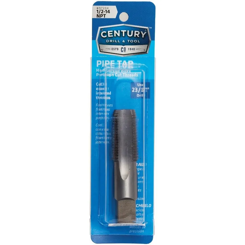 Century Drill Tool 97204 1/2-14 NPT National Pipe Thread Tap