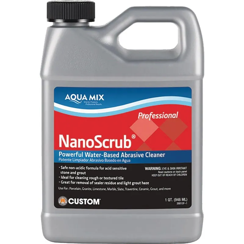 Aqua Mix 100978-4 NanoScrub 1 Qt. Stone, Tile, & Grout Cleaner