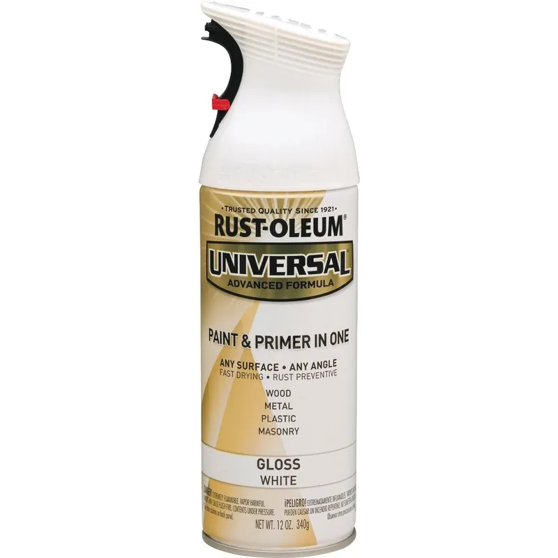 Rust-Oleum 245199 Universal 12 Oz. Gloss White Paint