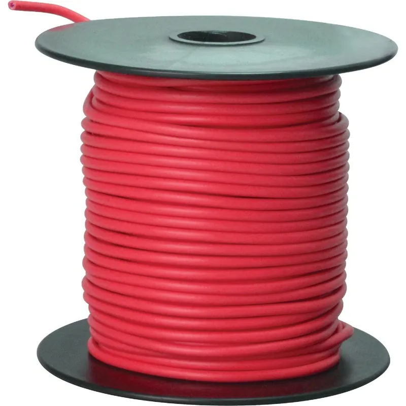 Road Power 55668023 PVC-Coated Primary Wire Red
