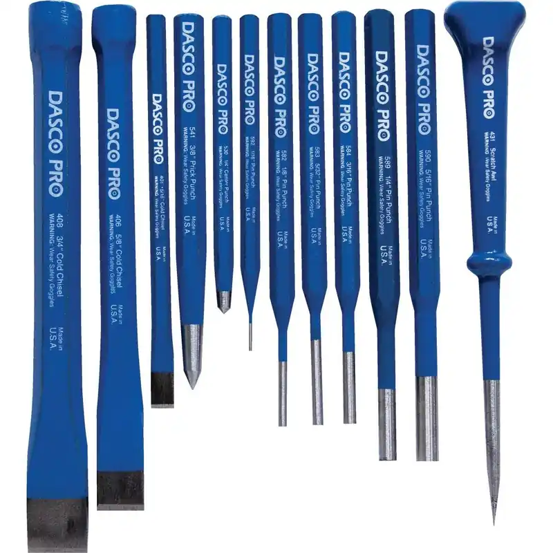 Dasco 88 Punch & Chisel Set 12-Piece