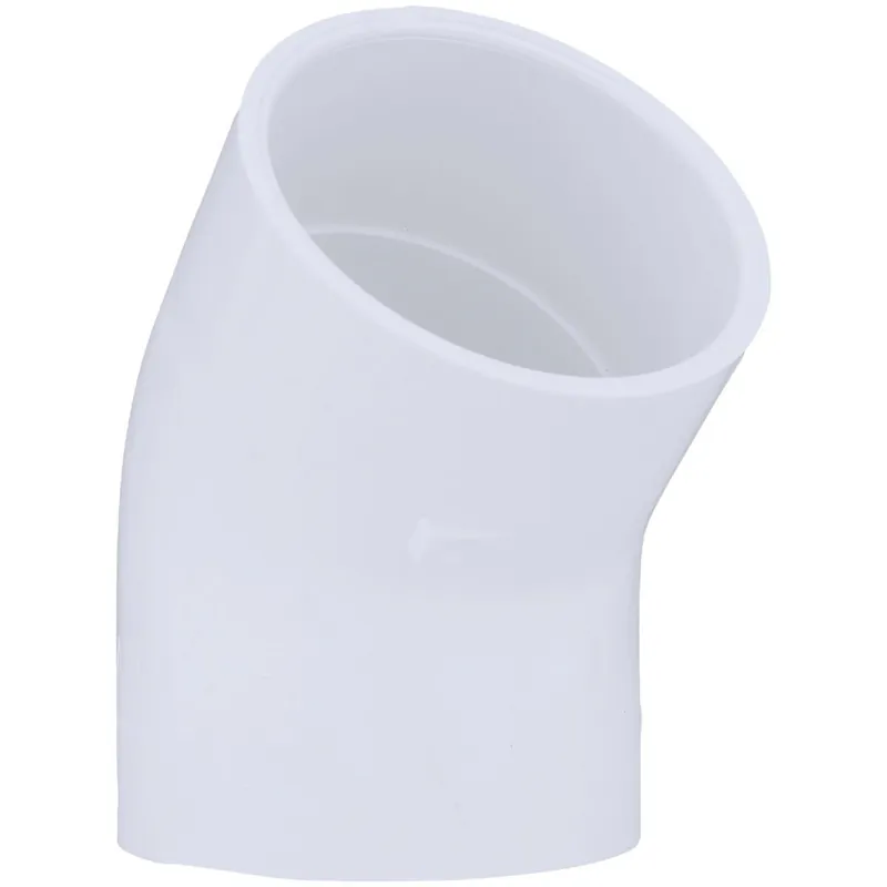 Charlotte Pipe PVC023091800HA 3 In. Slip x Slip Schedule 40 45 Deg. PVC Elbow (1/8 Bend)