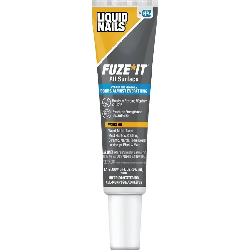 Liquid Nails LN-2000W Fuze-It 5 Oz. All Surface Construction Adhesive