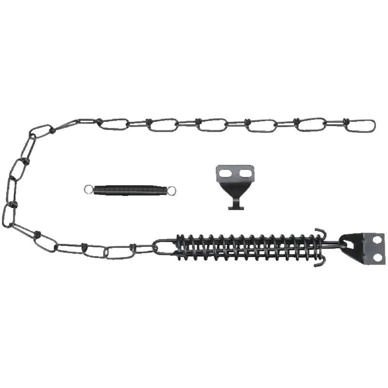 National N349241 Black Door Stop Spring Chain