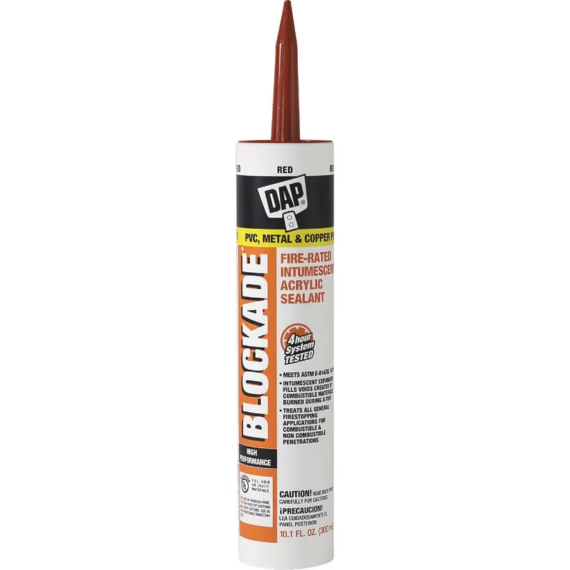 DAP 18858 Dap Blockade 10.1 Oz. Fire-Rated Intumescent Sealant Red