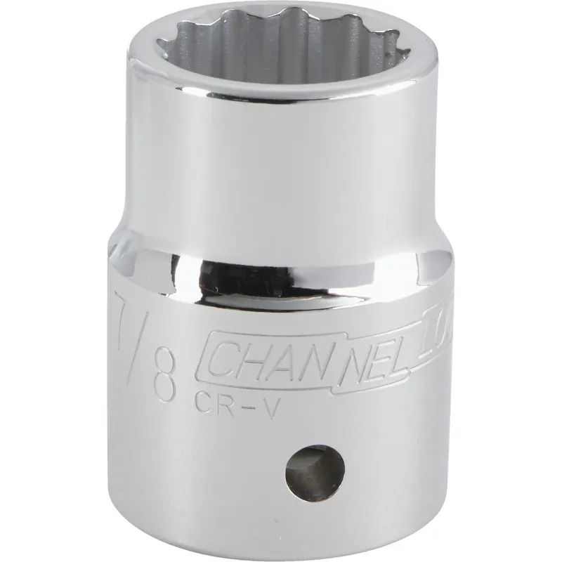 Channellock 308927 3/4 In. Drive 7/8 In. 12-Point Shallow Standard Socket