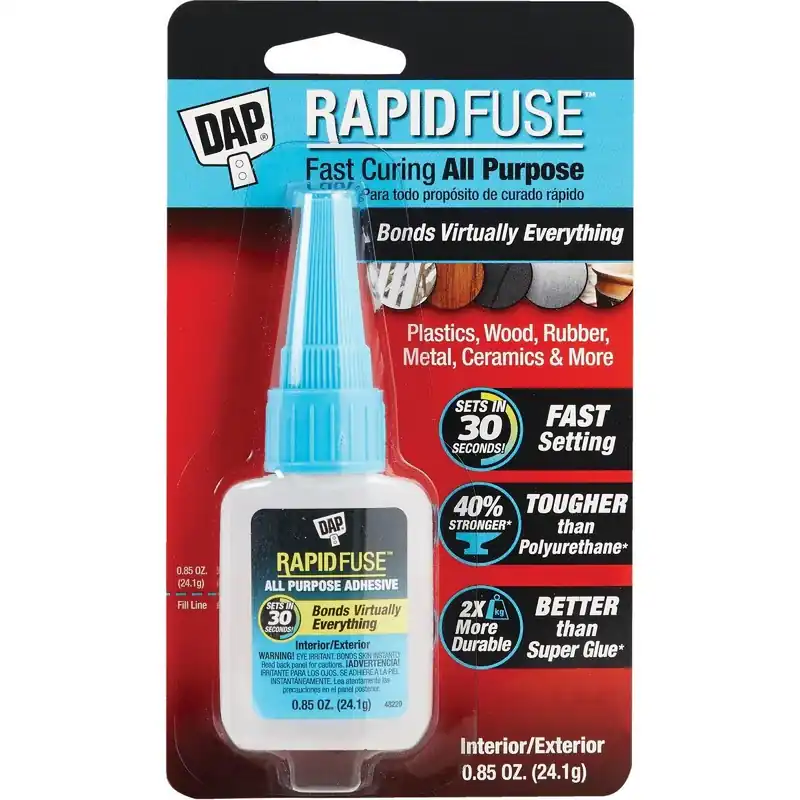DAP 7079800155 RapidFuse Clear Multi-Purpose Adhesive 0.85 Oz