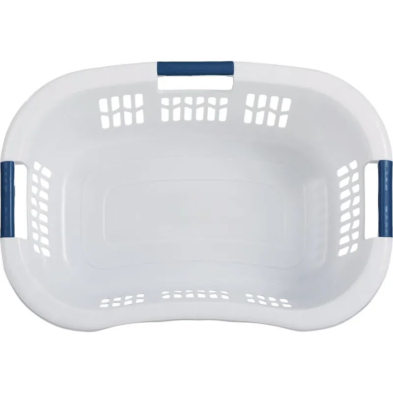 Rubbermaid FG299787WHT 3-Handled Laundry Basket