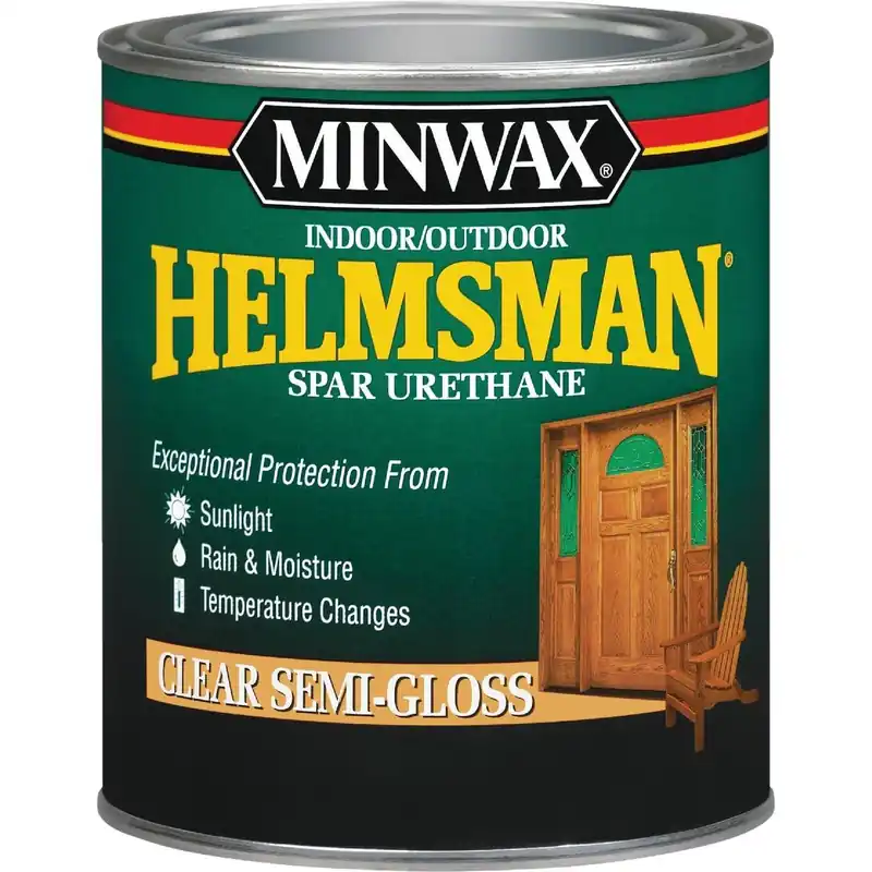 Minwax 63210444 Helmsman Semi-Gloss Clear Spar Urethane 1 Qt.