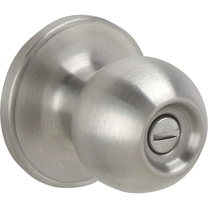 Schlage J40VCNA619 Dexter Satin Nickel Bed & Bath Door Knob