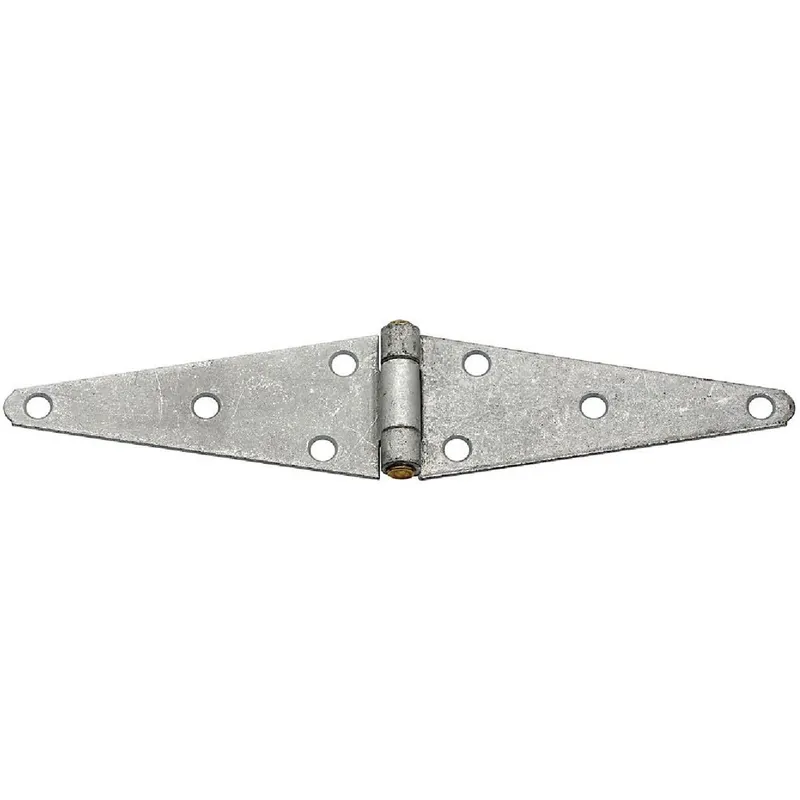 National N128322 Strap Hinge 2.43 In. x 6 In. Galvanized Heavy-Duty N128322