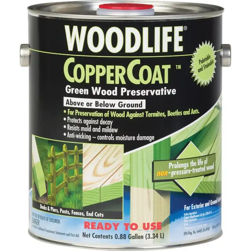 Rust-Oleum 1901A Woodlife Water-Based Coppercoat Green Wood Preservative 1 Gal.