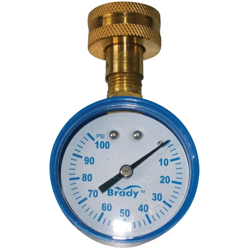 Campbell BTGINDCS-NL 3/4 In. 100 psi Pressure Gauge
