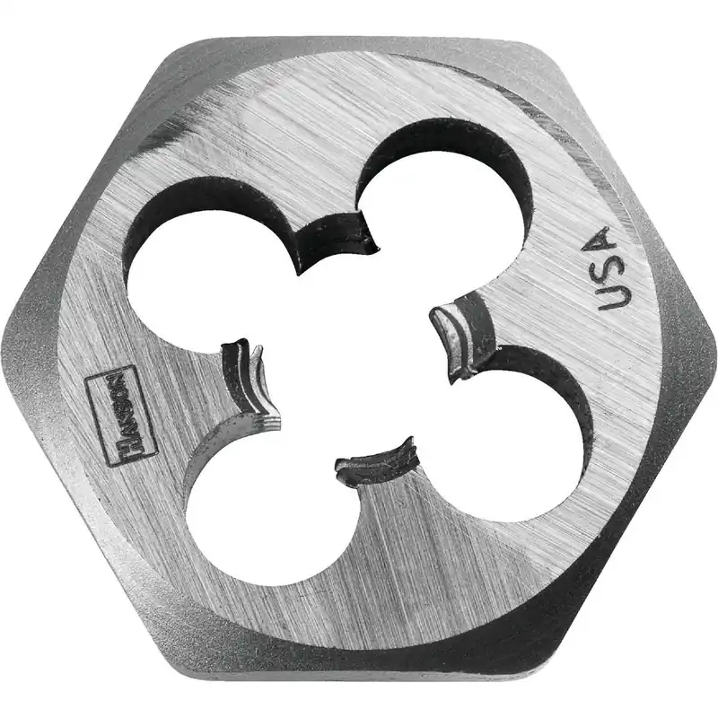 Century Drill Tool 98213 5/8-11 National Coarse 1-7/16 In. Across Flats Fractional Hexagon Die