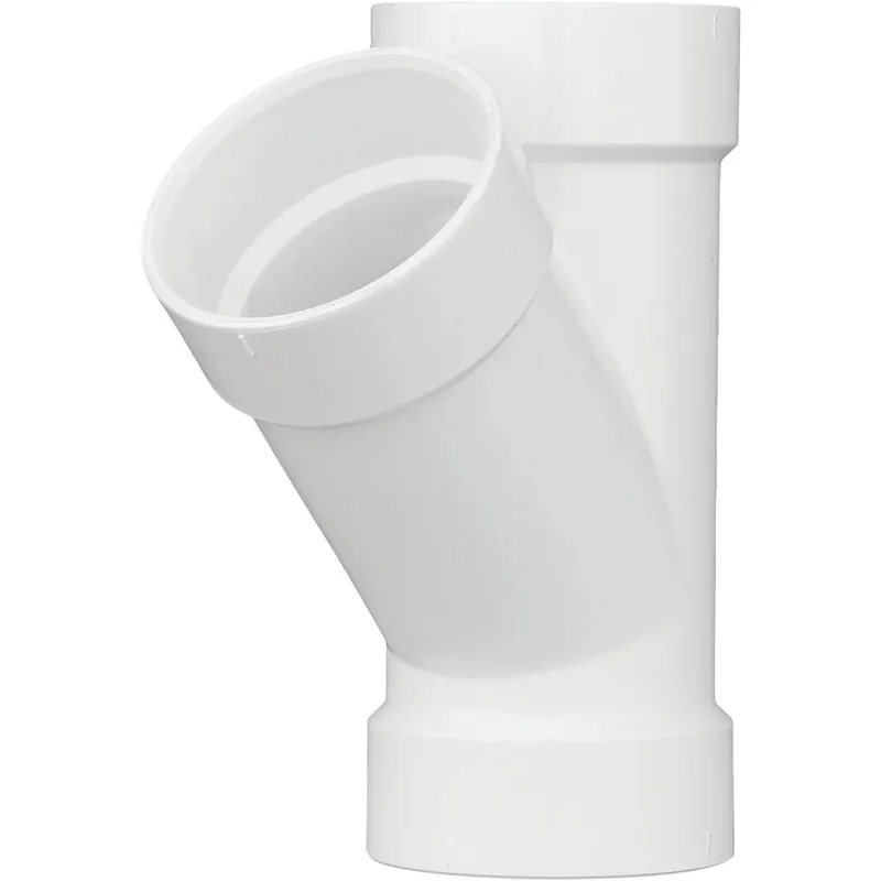 Charlotte Pipe PVC006001400HA 4 In. Schedule 40 DWV Hub PVC Wye