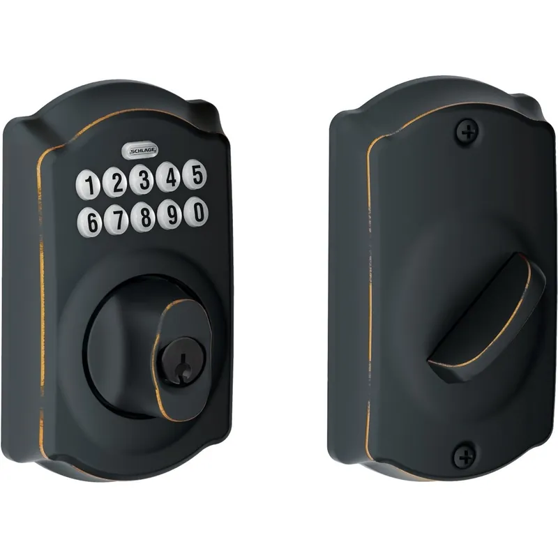 Schlage BE365VCAM716 Keypad Electronic Deadbolt