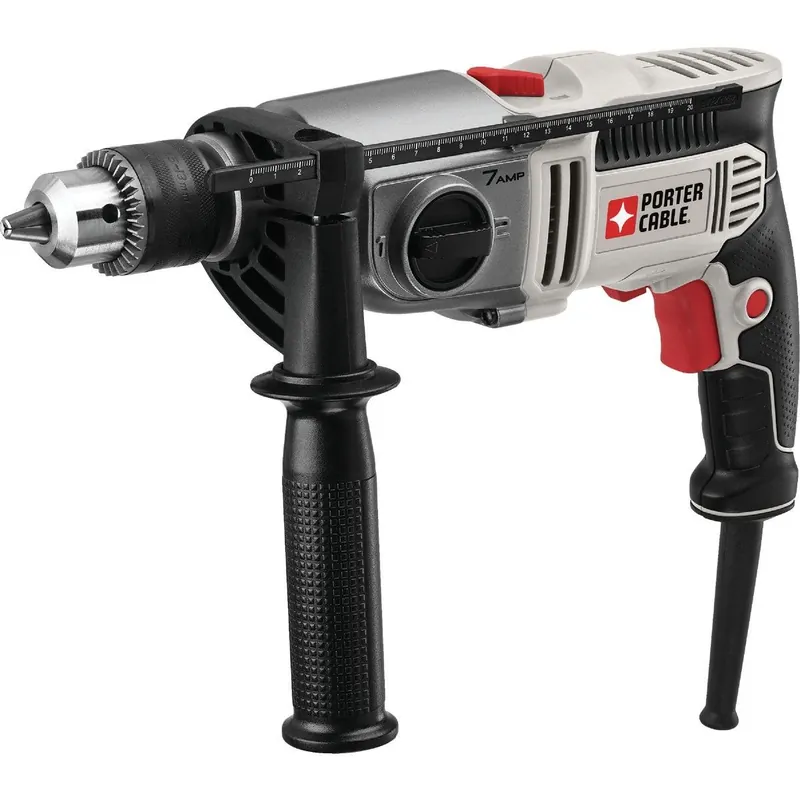 Porter Cable PC70THD 1/2 In. Keyed 7.0-Amp VSR 2-Speed Electric Hammer Drill