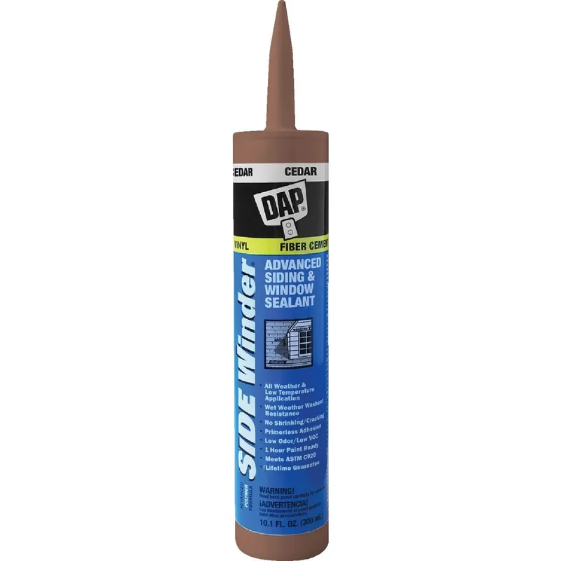 DAP 00823 Side Winder 10.1 Oz. Advanced Siding & Window Polymer Sealant Cedar