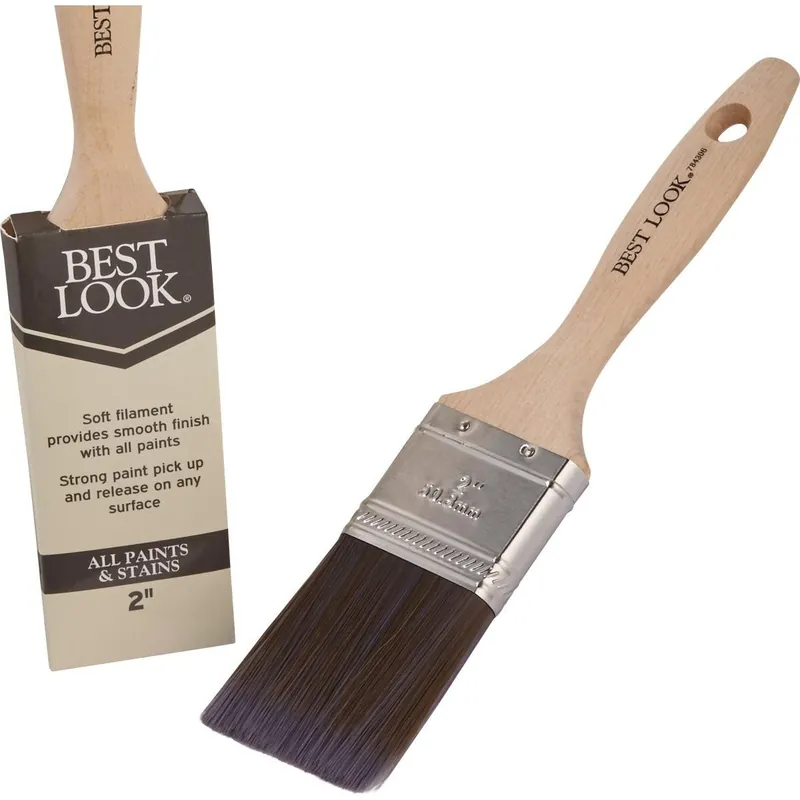 Best Look 784306 2 In. Flat Polyester Paint Brush