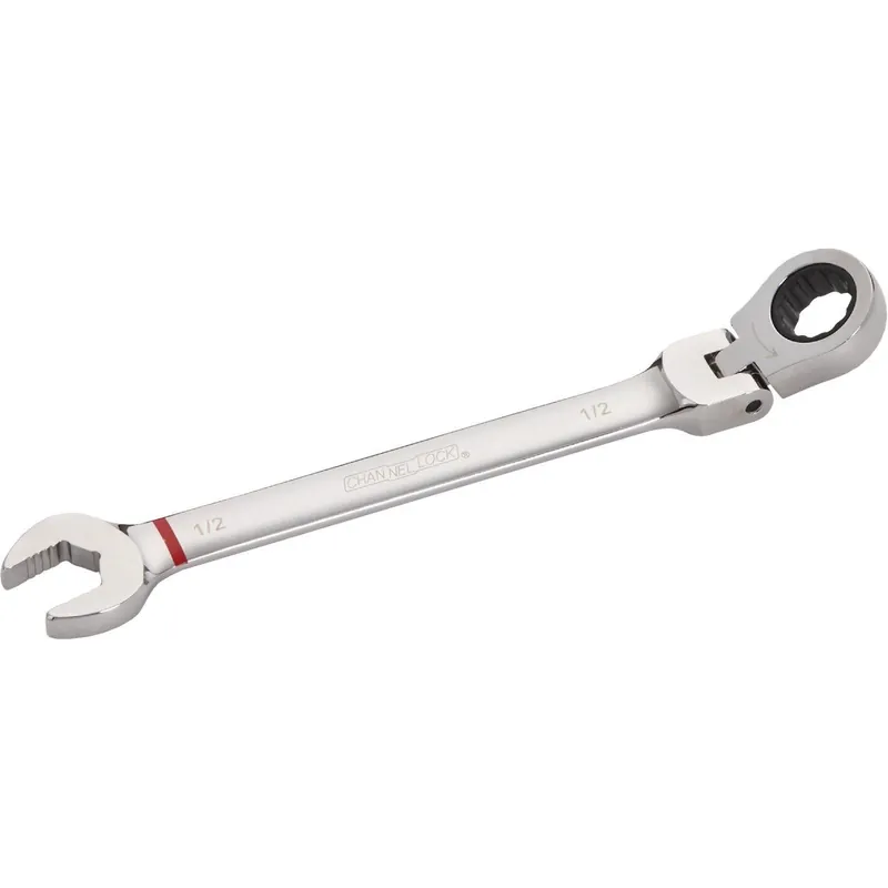 Channellock 317535 Standard 1/2 In. 12-Point Ratcheting Flex-Head Wrench