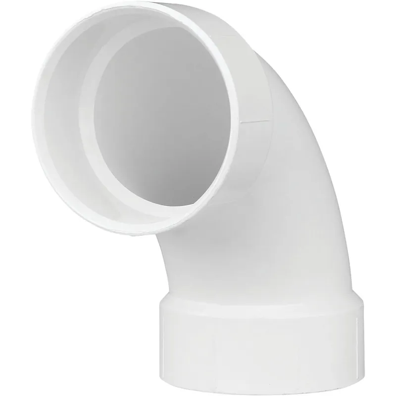 Charlotte Pipe PVC003041200HA 4 In. Schedule 40 90 Deg. Long Sweep DWV PVC Elbow (1/4 Bend)