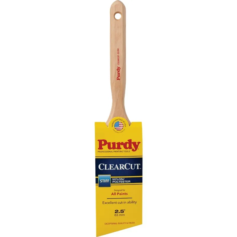 Purdy 144152125 Clearcut Glide 2-1/2 In. Angular Trim Stiff Paint Brush