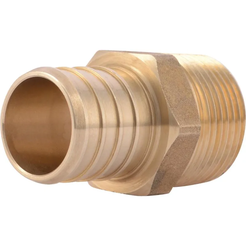 SharkBite UC142LFA 1 In. CF x 3/4 In. MPT Brass PEX Adapter