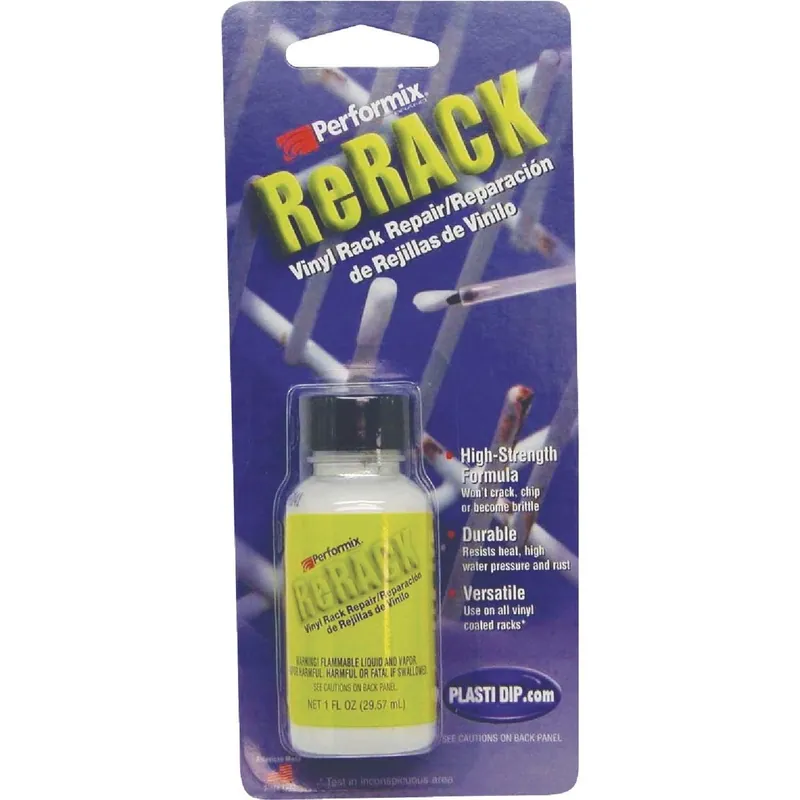 Performix 630076 Rerack 1 Oz. White Vinyl Coating Dishwasher Rack Repair Coating