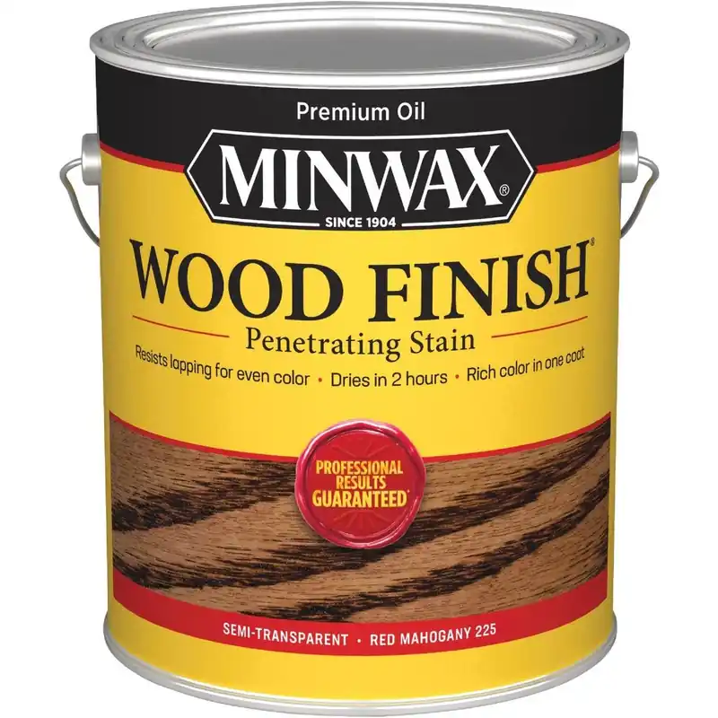 Minwax 71007000 Wood Finish Penetrating Stain Red Mahogany 1 Gal.