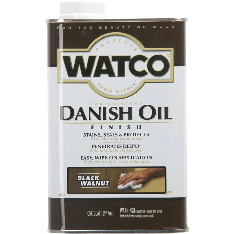 Watco 65341 Danish 1 Qt. Black Walnut Oil Finish