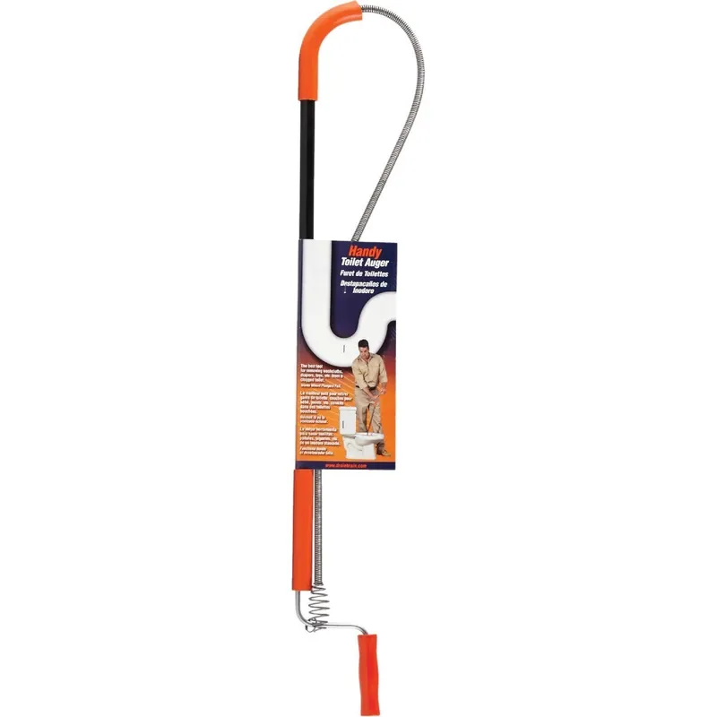 General Wire 3RB Tube Barrel Head Plastic Grip Toilet Auger