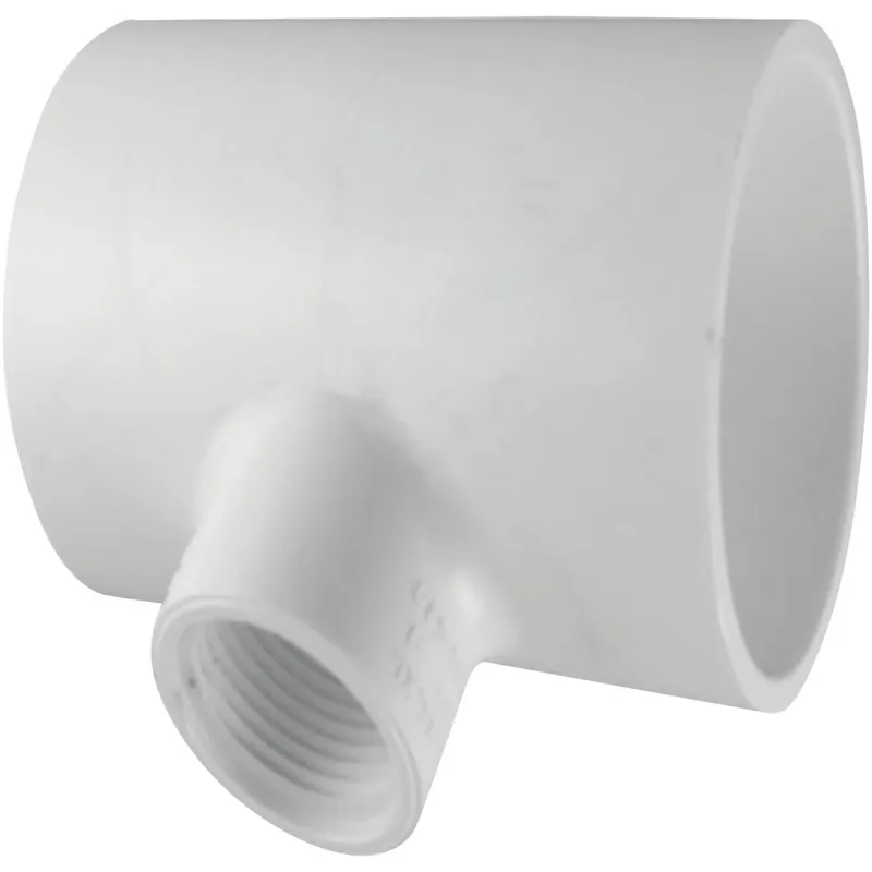 Charlotte Pipe PVC024015000HA 2 In. Solvent Weld x 3/4 In. FIP Schedule 40 PVC Tee