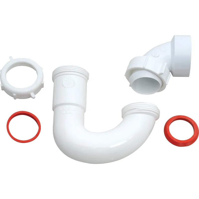 Keeney 500K J-Bend Sink Trap with Reducer Washer