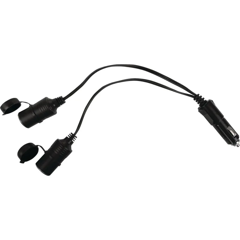 Custom Accessories 18889 12V Double Outlet Lighter Adapter