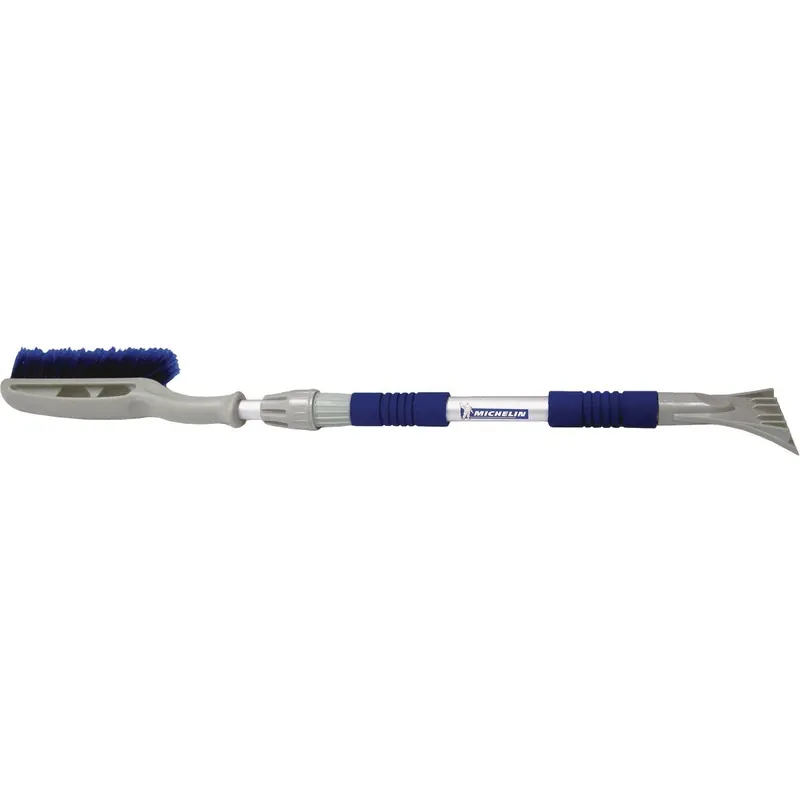 Michelin 19197 45 In. Steel Heavy-Duty Telescopic Snowbrush with Ice Scraper